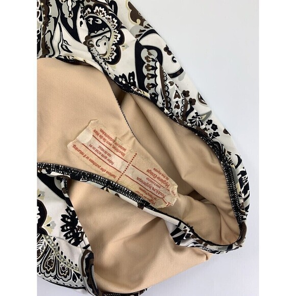 Lands End Halter One Piece Swimsuit Brown Paisley New Without Tags Womens 16 - Picture 12 of 13